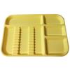 Plateaux à instruments, taille B, divisés - Yellow
