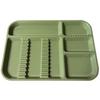 Plateaux à instruments, taille B, divisés - Green