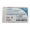 Limes à main Unifiles® en acier inoxydable - 21 mm, 6/emballage