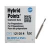 Fraises diamantées Hybrid points® – moyen, blanc, 1/emballage