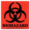 Étiquettes d’avertissement de danger biologique – 3" x 3" 100/rouleau - Biohazard Warning Labels – 3" x 3", 100/Roll