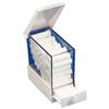 Cotton Roll Dispensers with Pull-Out Drawer - White