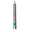 Instruments de diamant – FG, grossière, verte, conique, embout de guidage, 5/emballage - 509G-014-FG, 1.4 mm Head Diameter, 8.0 mm Head Length