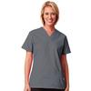 Fashion Seal Healthcare® Ladies’ V-Neck Tunics, Pewter - 2 XL
