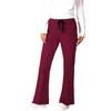 Fashion Seal Healthcare® Ladies' Drawstring Flare Pants, Regular Sizing - Burgundy, Extra Small
