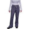 Fashion Seal Healthcare® Ladies' Drawstring Flare Pants, Petite Sizing - Pewter,  Extra Large