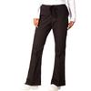 Fashion Seal Healthcare® Ladies' Drawstring Flare Pants, Regular Sizing - Black, 2 Extra Large