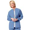 Fashion Seal Healthcare® Unisex Warm-Ups – 65/35 Fashion Poplin®, Ceil Blue - 2 Extra Large
