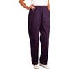 Fashion Seal Healthcare® Ladies’ Fashion Pants, 65/35 Fashion Poplin® - Eggplant, Extra Large