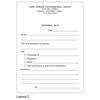 Professional Slips, Personalized, 4" x 5-1/2", 100/Pad, 5 Pads/Pkg
