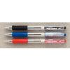 EasyTouch Retractable Pens, Clear Barrel, 12/Box
