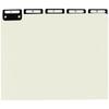 Smead® Indexed File Guides, Alphabetical, Green Pressboard, 1/5 Flat Metal Tab