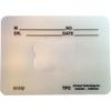 Notched Plastic Film Mounts - X-ray Mount Notch 1 Window Horizontal #2