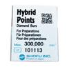 Fraises diamantées Hybrid points® – moyen, blanc, 1/emballage - Medium, White, # 245, 0.8 mm Diameter, 3.0 mm Length