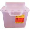 BD™ Patient Room Sharps Collectors - 2 Gallon, Clear, Horizontal Entry