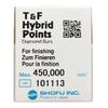 Fraises diamantées T&F Hybrid points® – FG, extra fin, jaune, 1/emballage