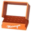 Sterilizable Bur Blocks – Orange - 15 Holes, 10 FG/5 RA