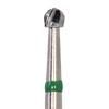 Tungsten Carbide Burs – HM1S Round RA L, 26 mm Shank Length, 5/Pkg - Bur #6S, 1.8 mm Diameter