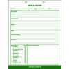 Medical History/Physical Exam, 60 lb Offset Stock, Head to Tail, 8-1/2" W x 11" H, 100/Pkg