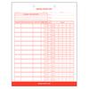 Medication List Form, Red, 8-1/2" W x 11" H, 100/Pkg