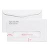 Single Window Envelopes – Gummed-Flap, White, Personalized, 6-1/2" W x 3-5/8" H, 500/Pkg