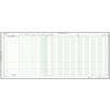 Safeguard Compatible General Disbursement Journal Sheets, 25-3/8" W x 11" H, 15/Pkg