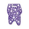 Tooth-Shaped Scatter Supply Bags, 9" W x 12-1/4" H, 100/Pkg