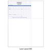 Florida Laser Prescription Blanks – 8-1/2" W x 11" H (Overall) , 5-1/2" W x 4-1/4" H (Detached), 1000/Pkg