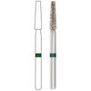 Midwest® Once™ Single Use Diamond Bur – FG, Coarse, Cone, Taper Flat End, 25/Pkg - # 847, 1.8 mm Diameter, 8.0 mm Length