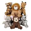 Plush Zoo Animals, Assorted, 5", 12/Pkg