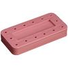 Bloc porte-fraise magnétique - 14 Holes FG/RA, Coral