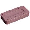 Bloc porte-fraise magnétique - 14 Holes FG/RA, Mauve
