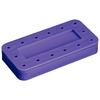 Bloc porte-fraise magnétique - 14 Holes FG/RA, Neon Purple