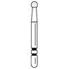 Two Striper® Diamond Burs – FG, Very Fine, Yellow, Round End, # 120, 1.6 mm Diameter, 1.5 mm Length, 5/Pkg