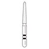Fraises diamantées de curetage FGSS Two Striper® plaquées or (GCP™) – FGSS, moyen, bleu, bout conique biseauté, 5/emballage