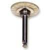 Brosses de polissage – Roue, 12 mm, RA, souple, blanche, 12/emballage