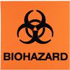 Biohazard Warning Labels - 4" x 4", 25/Pkg