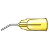 Bent Needle Tips, 100/Pkg - 20 Gauge, Yellow