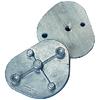 Plaques de montage d’articulateur en métal – Standard, 1 paire