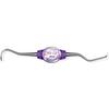 Curettes universelles – No. H5/L5 Mini, manche en résine violet, double extrémité