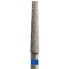 Diamants jetables Singles – FG, conique fissurée, 25/emballage - Medium, Blue, Flat End, # 0918.10M, 1.800 mm Diameter, 10.000 mm Length