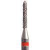 Diamants jetables Singles – FG, cylindre, 25/emballage - Fine, Red, Bevel End, # 1800.8F, 1.200 mm Diameter, 8.000 mm Length
