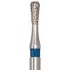 Diamants jetables Singles – FGSS, moyenne, bleue, poire, 25/emballage - # 0512MS, 1.200 mm Diameter, 2.700 mm Length