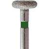 Diamants jetables Singles – FG, grossière, verte, roue, 25/emballage
