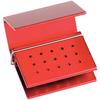 Blocs porte-fraise autoclavables Alpen™ – FG, rouge - 15 Holes