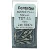 SURTEX™ Surface-Treated Titanium Post Refill – Short, Length 7.8 mm, 12/Pkg