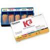 Pointes de gutta-percha K3/K3XF – cône 0,04, 50/emballage