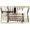 Ensembles d’instruments à jauge esthétique Chu’s - Smooth Satin Steel Handle