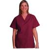 Fashion Seal Healthcare® Ladies’ V-Neck Tunics, Burgundy - Medium