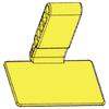 Système de capteur intrabuccal XIOS PLUS, languettes pour support à capteur - Capteur de postérieur, jaune, 100/emballage